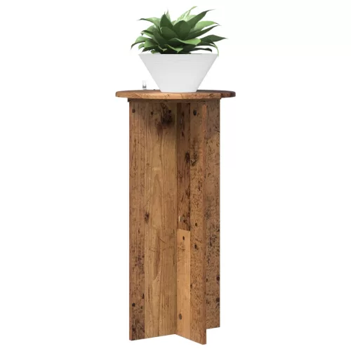  Növényállvány 2 pcs Antik Fa 40 x 40 x 80 cm Szerelt Fa