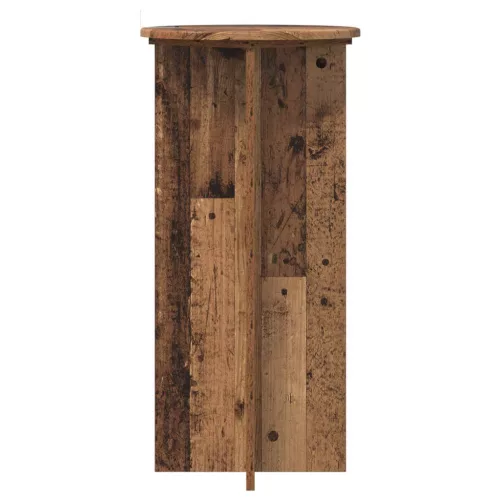  Növényállvány 2 pcs Antik Fa 40 x 40 x 80 cm Szerelt Fa
