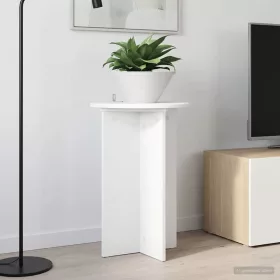  Növényállvány 2 pcs Fehér Ø40 x 60 cm Szerelt Fa
