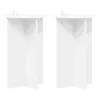  Növényállvány 2 pcs Fehér Ø40 x 60 cm Szerelt Fa