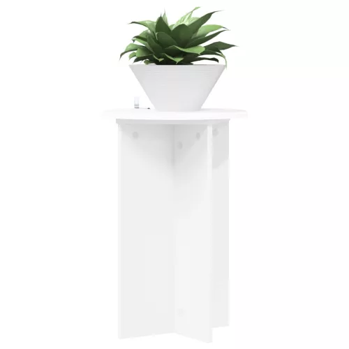  Növényállvány 2 pcs Fehér Ø40 x 60 cm Szerelt Fa