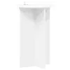  Növényállvány 2 pcs Fehér Ø40 x 60 cm Szerelt Fa