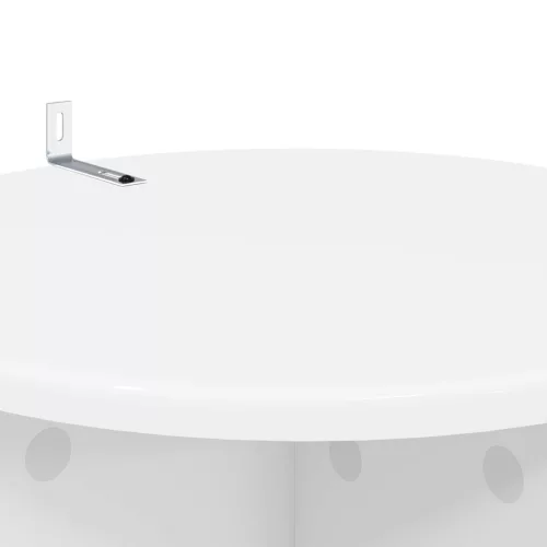  Növényállvány 2 pcs Fehér Ø40 x 60 cm Szerelt Fa