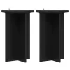  Növényállvány 2 pcs Fekete Ø40 x 60 cm Szerelt Fa