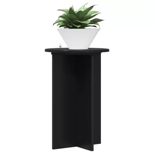  Növényállvány 2 pcs Fekete Ø40 x 60 cm Szerelt Fa