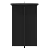  Növényállvány 2 pcs Fekete Ø40 x 60 cm Szerelt Fa