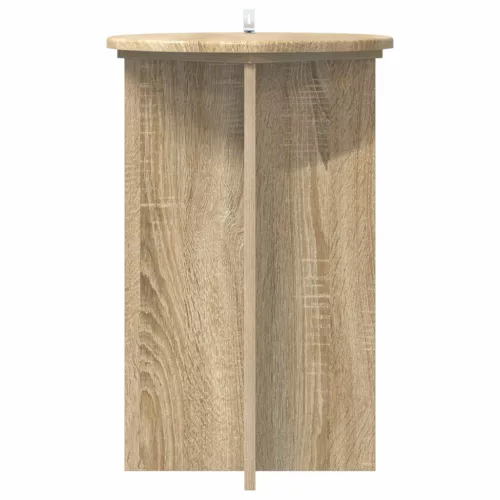  Növényállvány 2 pcs Sonoma Tölgy Ø40 x 60 cm Szerelt Fa