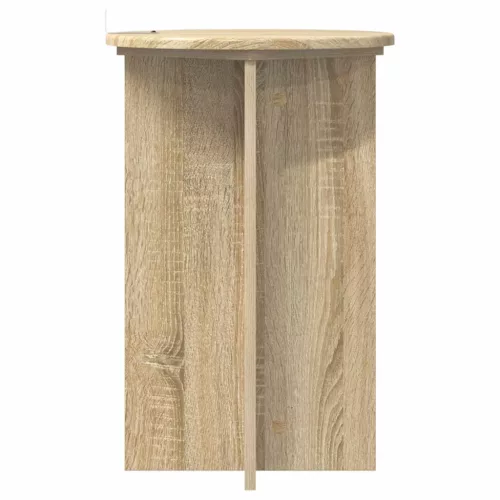  Növényállvány 2 pcs Sonoma Tölgy Ø40 x 60 cm Szerelt Fa