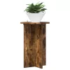  Növényállvány 2 pcs Füstös Tölgy Ø40 x 60 cm Szerelt Fa