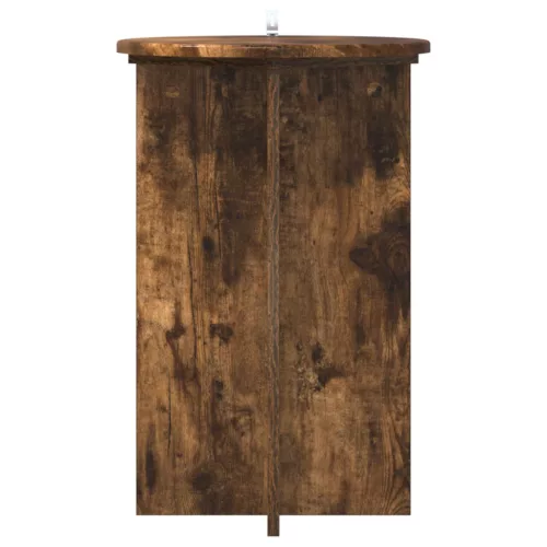  Növényállvány 2 pcs Füstös Tölgy Ø40 x 60 cm Szerelt Fa