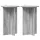  Növényállvány 2 pcs Szürke Sonoma Ø40 x 60 cm Szerelt Fa