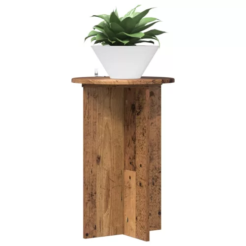  Növényállvány 2 pcs Antik Fa Ø40 x 60 cm Szerelt Fa