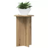  Növényállvány 2 pcs Kézműves Tölgy Ø40 x 60 cm Szerelt Fa