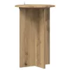 Növényállvány 2 pcs Kézműves Tölgy Ø40 x 60 cm Szerelt Fa