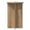  Növényállvány 2 pcs Kézműves Tölgy Ø40 x 60 cm Szerelt Fa