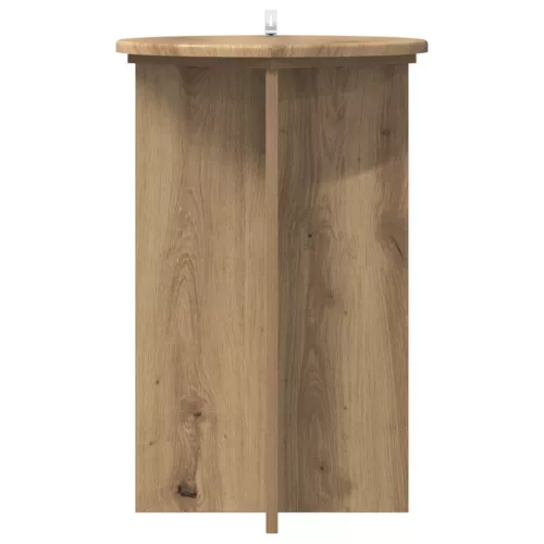  Növényállvány 2 pcs Kézműves Tölgy Ø40 x 60 cm Szerelt Fa
