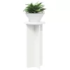  Növényállvány 2 pcs Fehér Ø29,5 x 60 cm Szerelt Fa