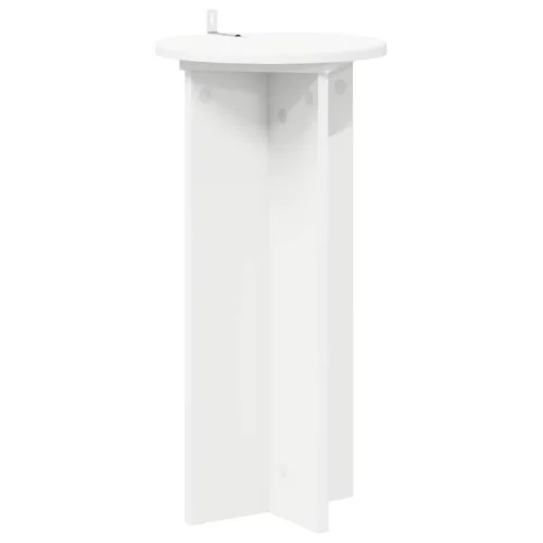  Növényállvány 2 pcs Fehér Ø29,5 x 60 cm Szerelt Fa