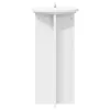  Növényállvány 2 pcs Fehér Ø29,5 x 60 cm Szerelt Fa