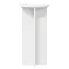  Növényállvány 2 pcs Fehér Ø29,5 x 60 cm Szerelt Fa