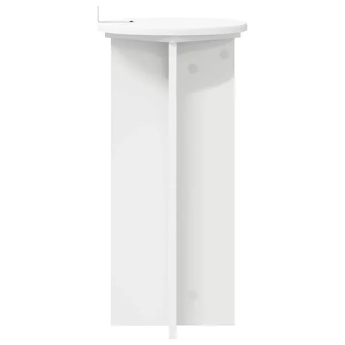  Növényállvány 2 pcs Fehér Ø29,5 x 60 cm Szerelt Fa