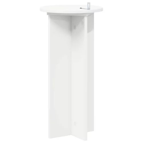  Növényállvány 2 pcs Fehér Ø29,5 x 60 cm Szerelt Fa