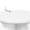 Növényállvány 2 pcs Fehér Ø29,5 x 60 cm Szerelt Fa