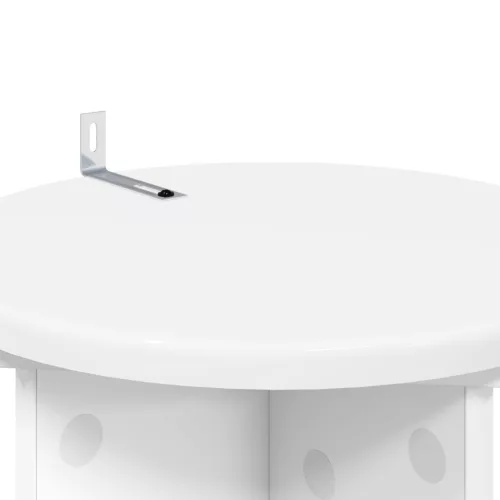  Növényállvány 2 pcs Fehér Ø29,5 x 60 cm Szerelt Fa
