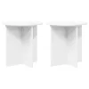  Növényállvány 2 pcs Fehér Ø40 x 40 cm Szerelt Fa