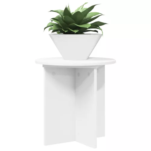  Növényállvány 2 pcs Fehér Ø40 x 40 cm Szerelt Fa
