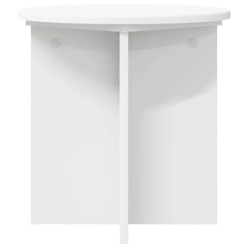  Növényállvány 2 pcs Fehér Ø40 x 40 cm Szerelt Fa