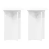  Növényállvány 2 pcs Fehér Ø29,5 x 40 cm Szerelt Fa