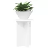  Növényállvány 2 pcs Fehér Ø29,5 x 40 cm Szerelt Fa