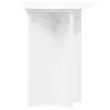  Növényállvány 2 pcs Fehér Ø29,5 x 40 cm Szerelt Fa