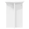  Növényállvány 2 pcs Fehér Ø29,5 x 40 cm Szerelt Fa