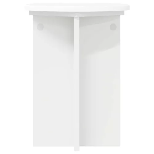  Növényállvány 2 pcs Fehér Ø29,5 x 40 cm Szerelt Fa