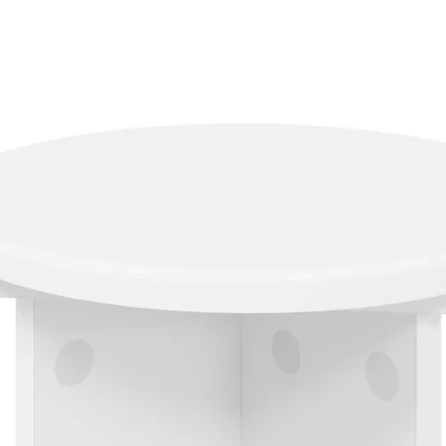  Növényállvány 2 pcs Fehér Ø29,5 x 40 cm Szerelt Fa
