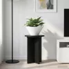  Növényállvány 2 pcs Fekete Ø29,5 x 40 cm Szerelt Fa