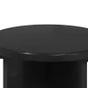  Növényállvány 2 pcs Fekete Ø29,5 x 40 cm Szerelt Fa