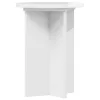  Növényállvány 2 pcs Magasfényű Fehér Ø29,5 x 40 cm Szerelt Fa