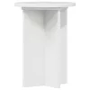  Növényállvány 2 pcs Magasfényű Fehér Ø29,5 x 40 cm Szerelt Fa