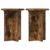  Növényállvány 2 pcs Füstös Tölgy Ø29,5 x 40 cm Szerelt Fa
