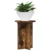  Növényállvány 2 pcs Füstös Tölgy Ø29,5 x 40 cm Szerelt Fa