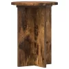  Növényállvány 2 pcs Füstös Tölgy Ø29,5 x 40 cm Szerelt Fa