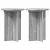  Növényállvány 2 pcs Szürke Sonoma Ø29,5 x 40 cm Szerelt Fa