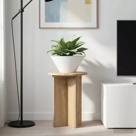    Növényállvány 2 pcs Kézműves Tölgy Ø29,5 x 40 cm Szerelt Fa