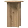  Növényállvány 2 pcs Kézműves Tölgy Ø29,5 x 40 cm Szerelt Fa