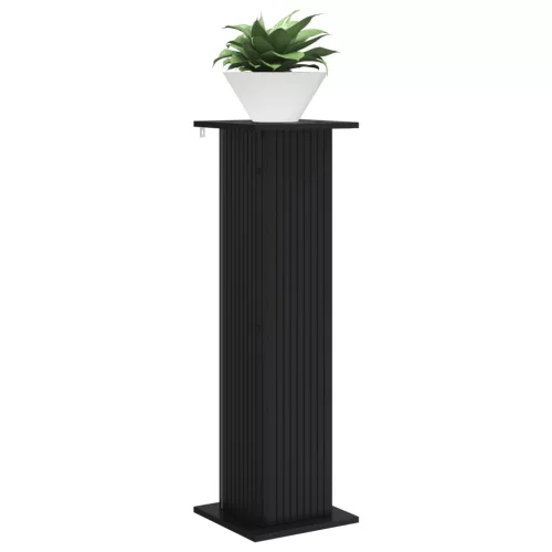  Növényállvány Fekete 30,5 x 30 x 100,5 cm Szerelt Fa