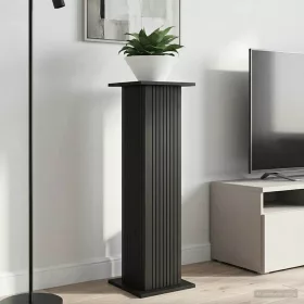    Növényállvány 2 pcs Fekete 30,5 x 30 x 100,5 cm Szerelt Fa