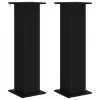  Növényállvány 2 pcs Fekete 30,5 x 30 x 100,5 cm Szerelt Fa